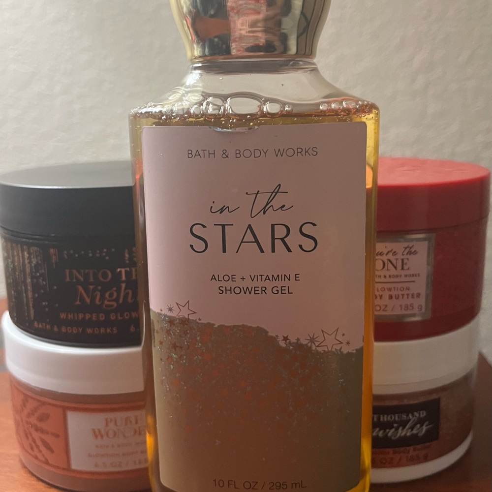 Bath & Body Works Shower Gel and Glowtion Body Butter